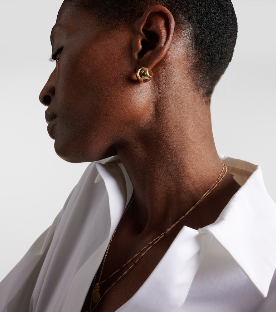 Glow Galaxy 18kt gold earrings with diamonds