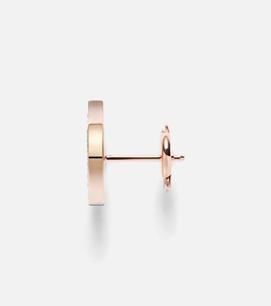 Antifer 18kt gold stud earrings with lapis lazuli and diamonds