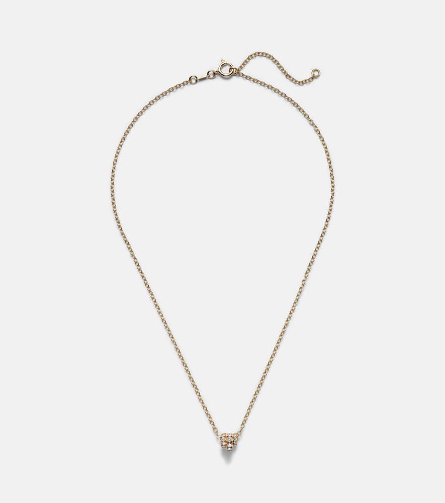 Vesta 18kt gold chain necklace with diamonds