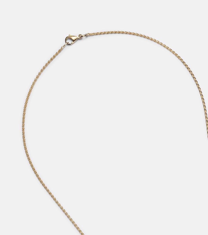 Jumbo Star 18kt gold charm necklace