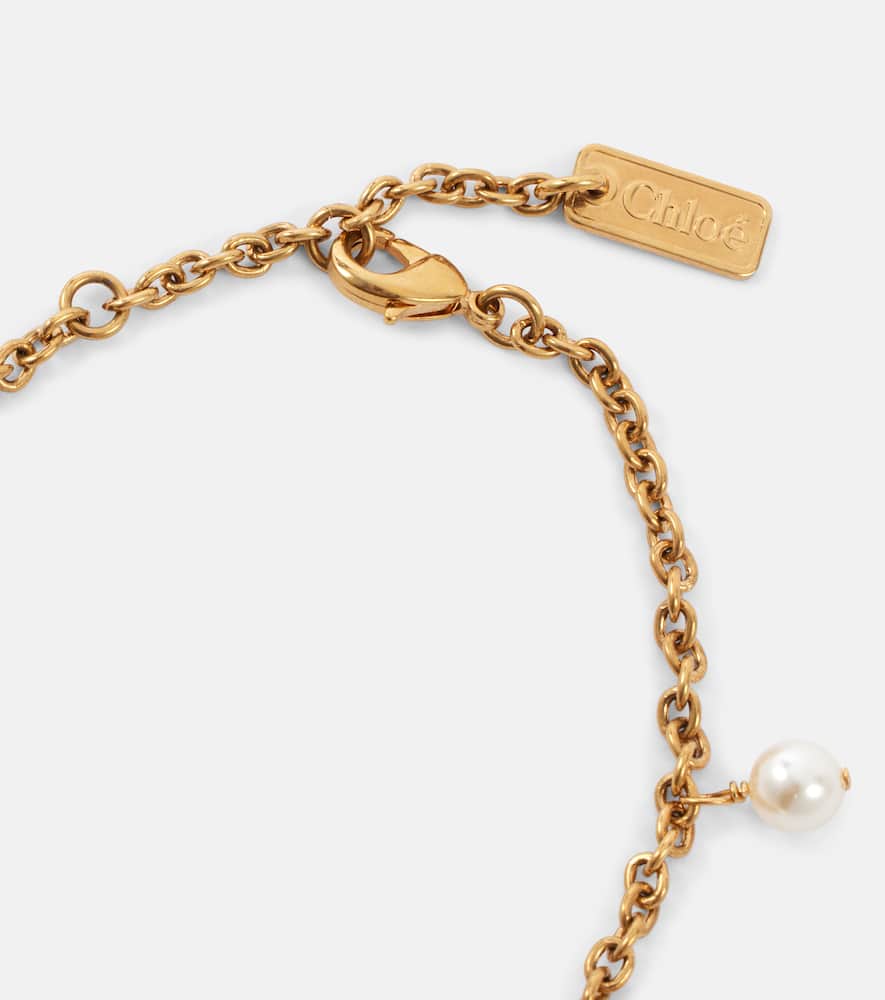 Chloé Chloé Shells embellished charm bracelet