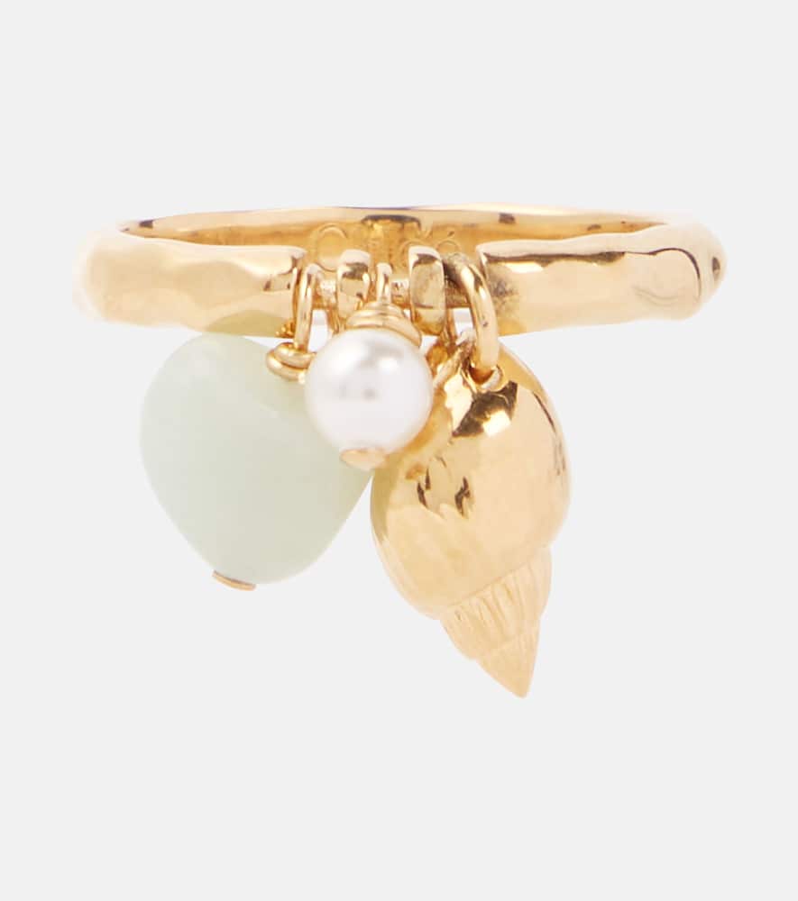Chloé Chloé Shells faux pearl ring
