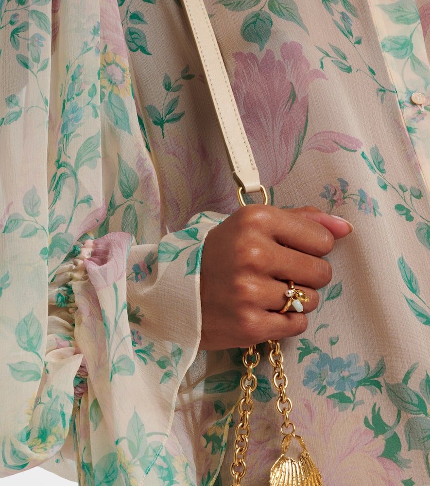 Chloé Chloé Shells faux pearl ring