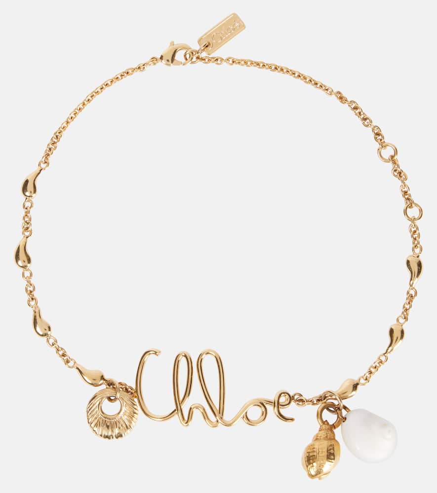 Chloé Chloé Shells chain necklace
