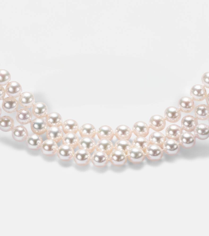 Grace 18kt gold necklace with pearls