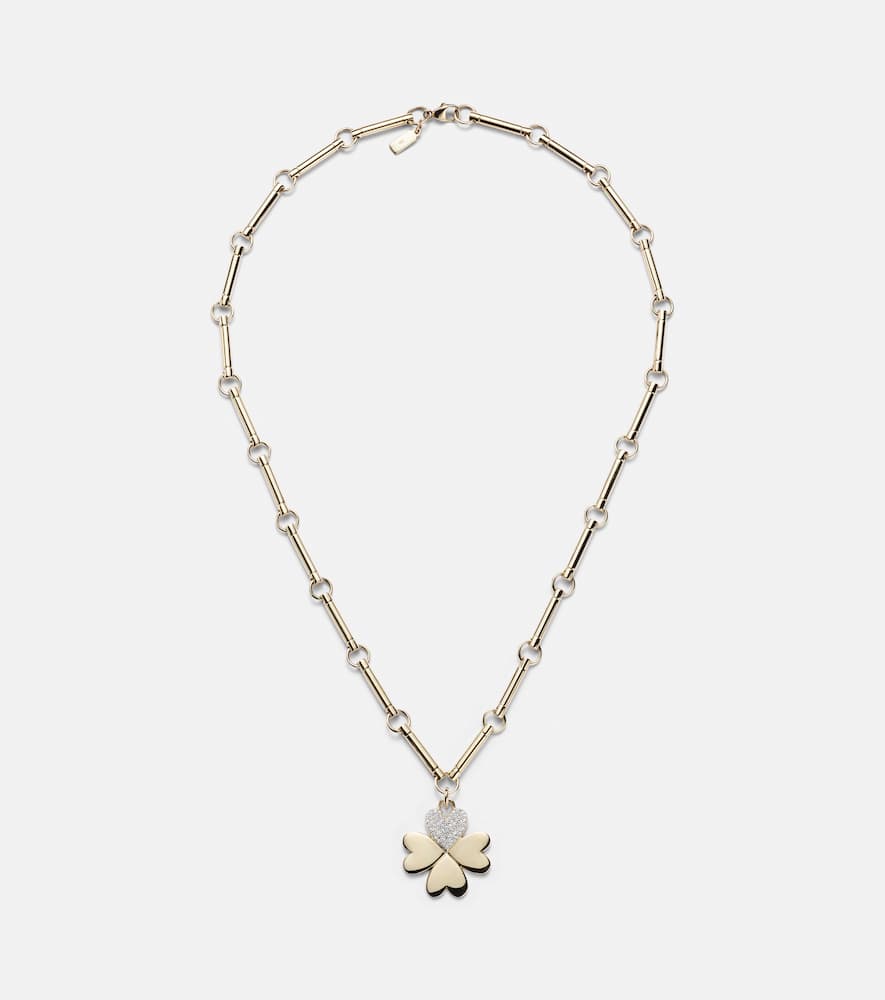 True Love 18kt gold necklace with diamonds