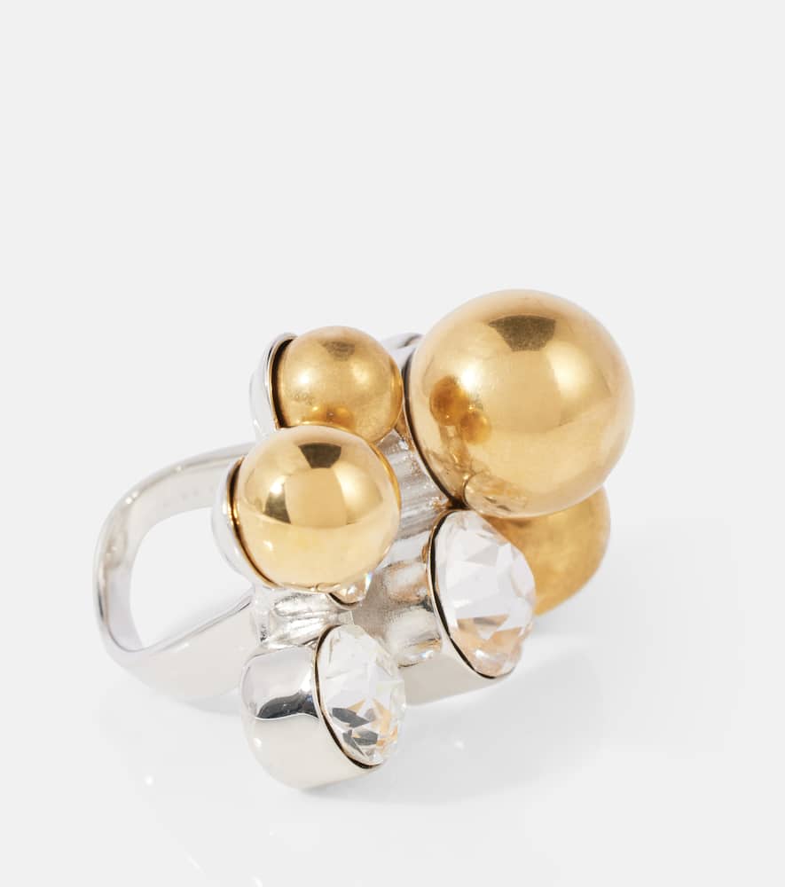 Crystal-embellished ring