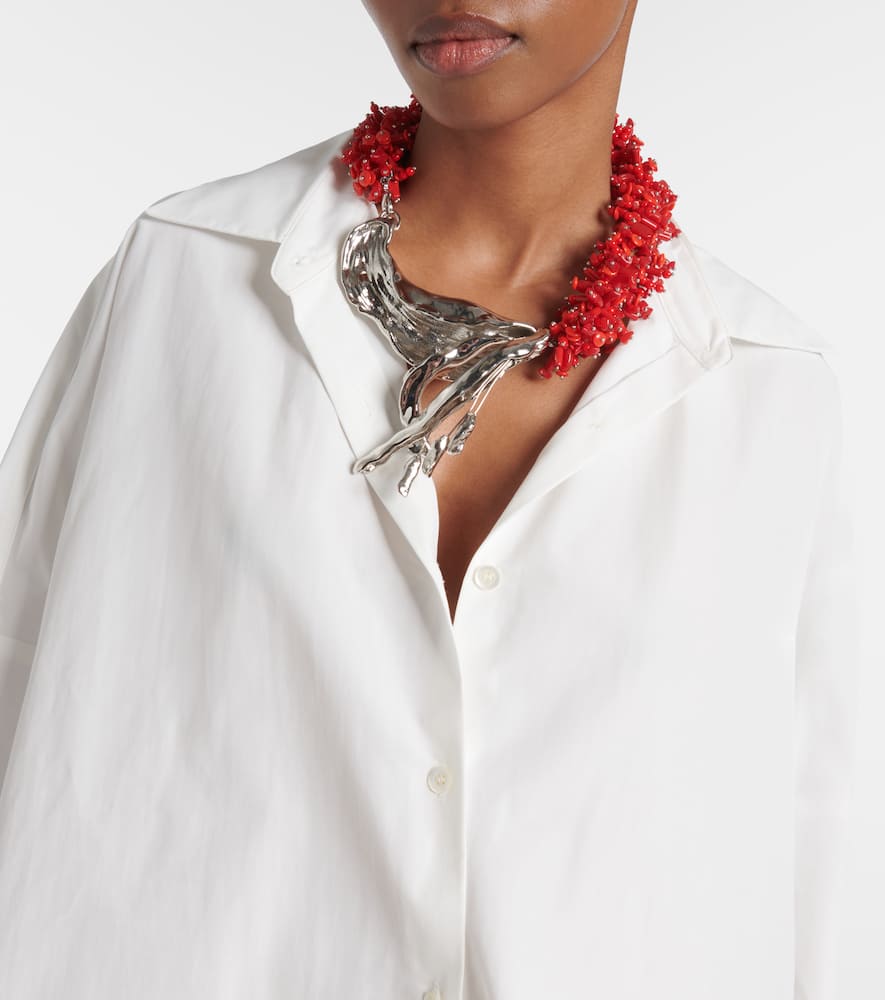 Embellished pendant necklace