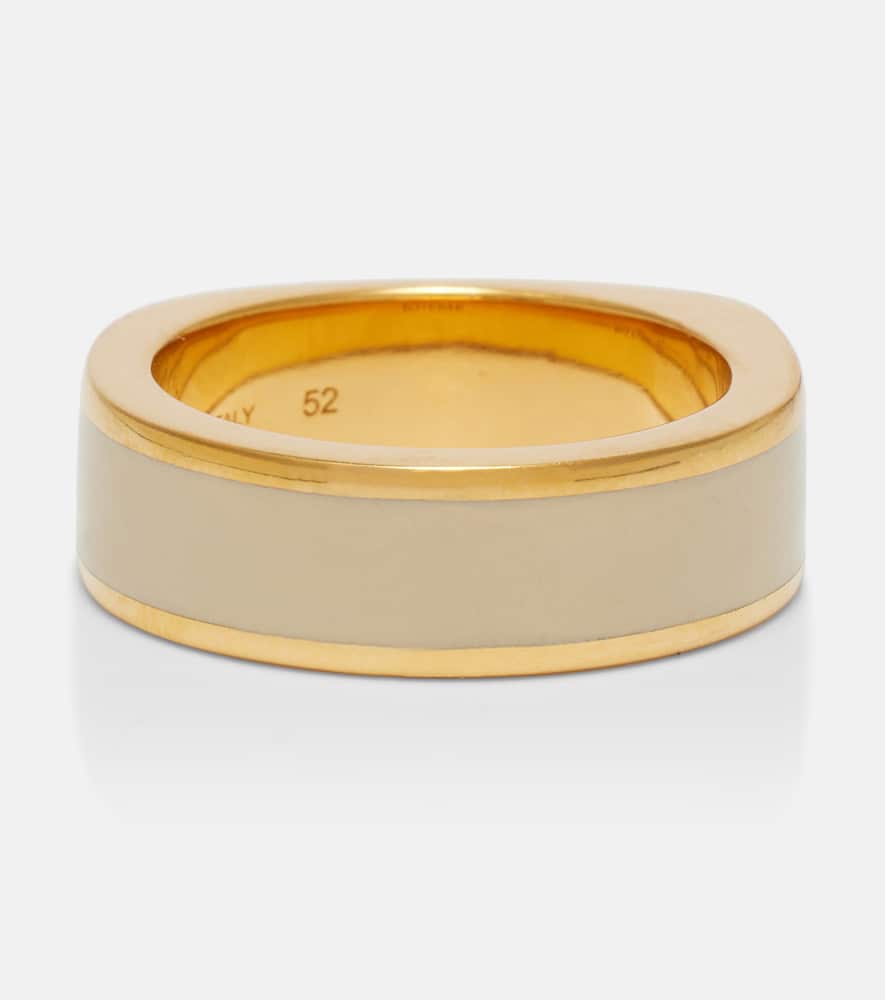 Signature 18kt gold-plated ring