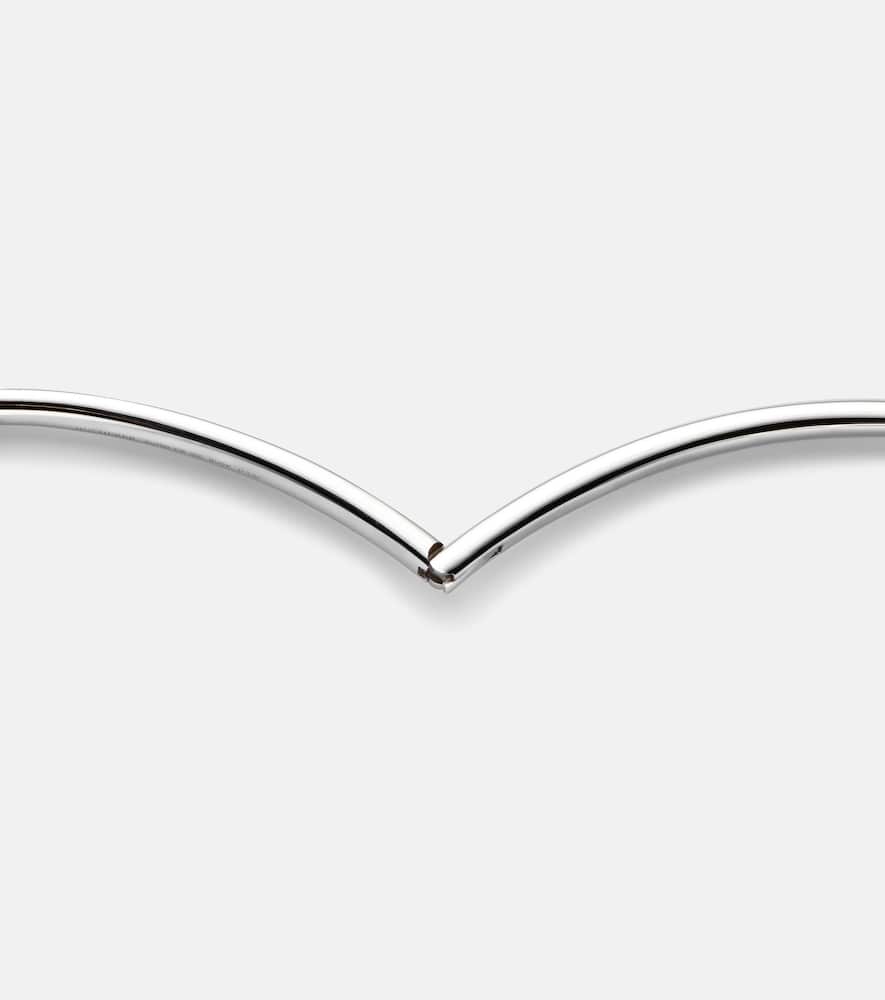 Inner Fire 18kt white gold necklace with diamonds