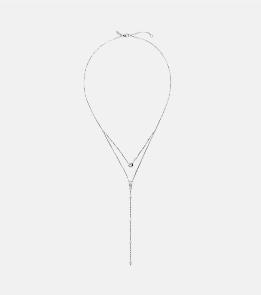 Inner Fire 18kt white gold necklace with diamonds