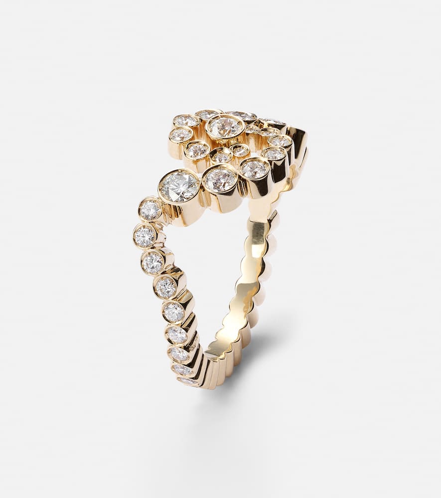 Ensemble De Ciel 18kt gold ring with diamonds