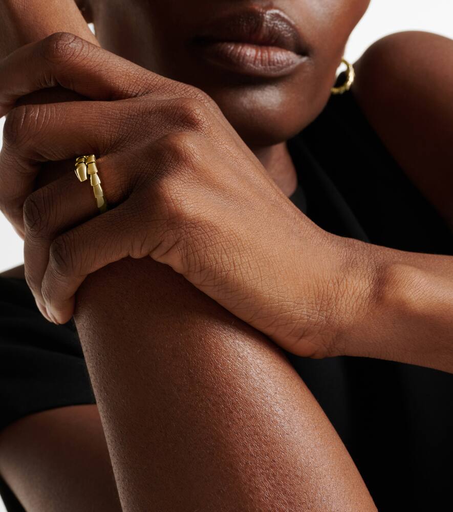 Serpenti Viper 18kt gold ring