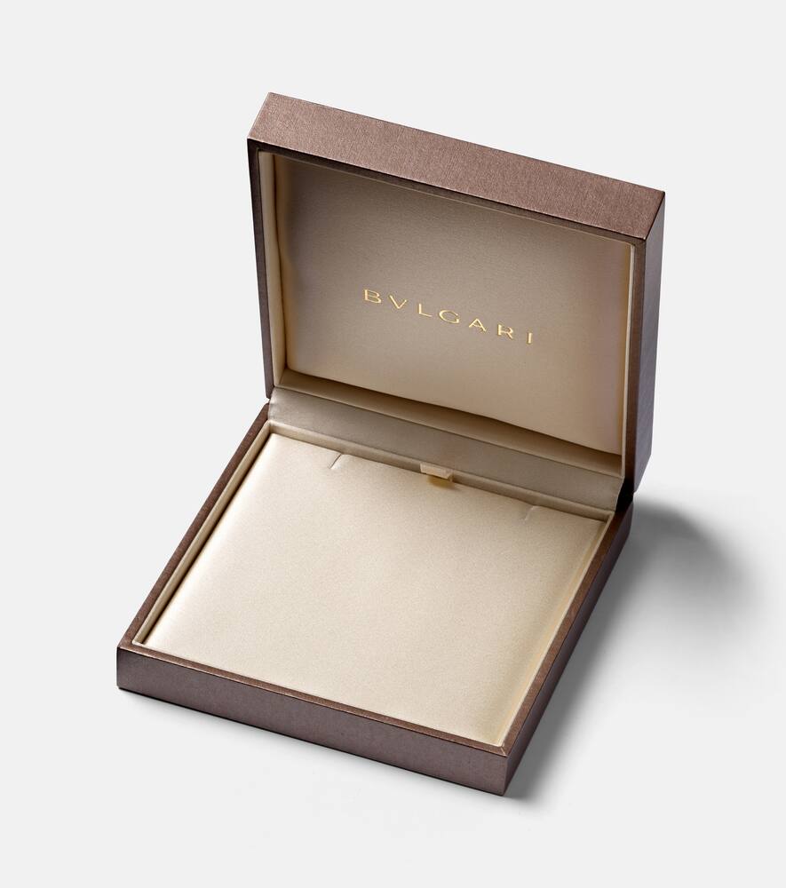 Divas' Dream 18kt rose gold necklace with diamonds and malachite