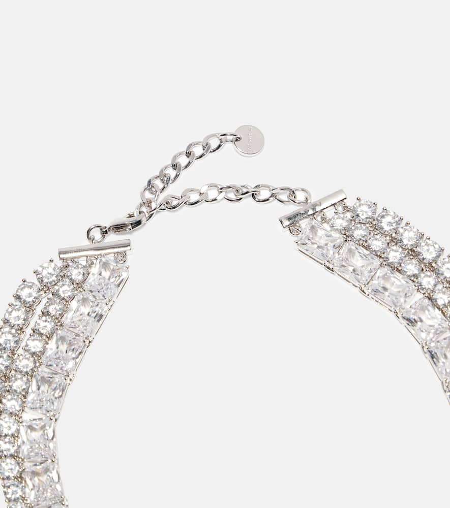 Crystal-embellished choker