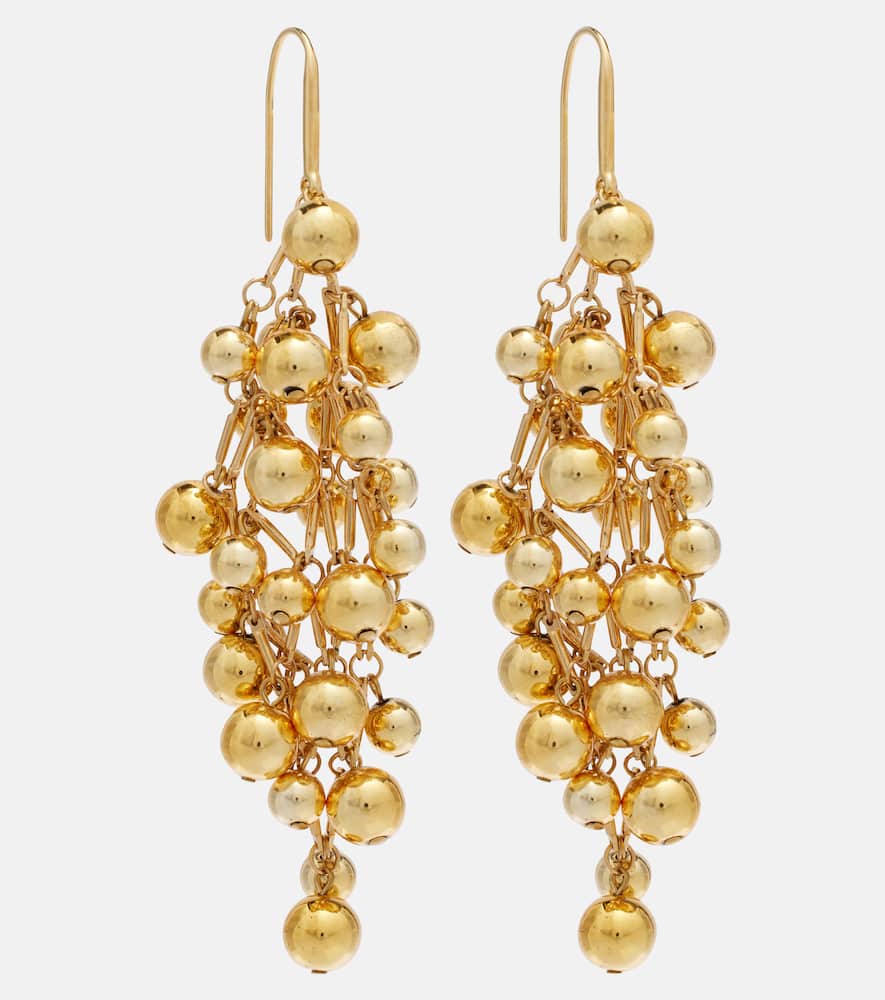 Tiva embellished drop earrings