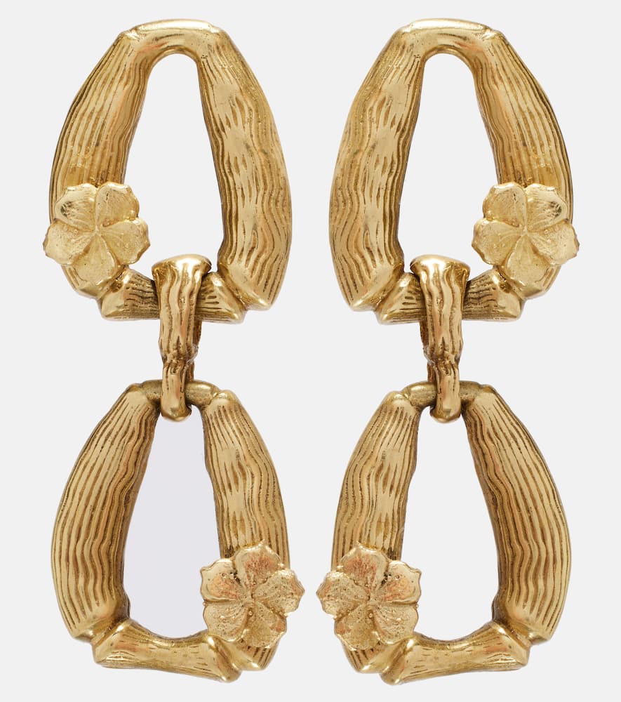 Alémais Team Spirit gold-plated drop earrings