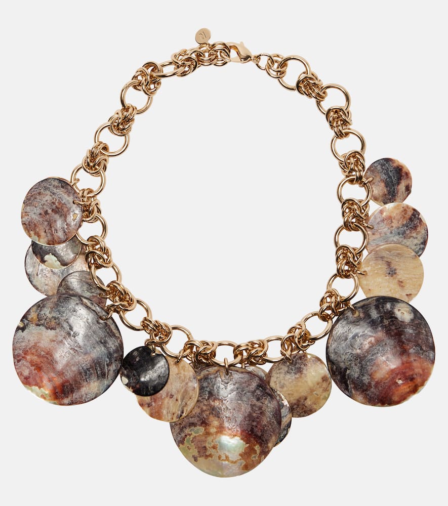 Mother-of-pearl chain necklace