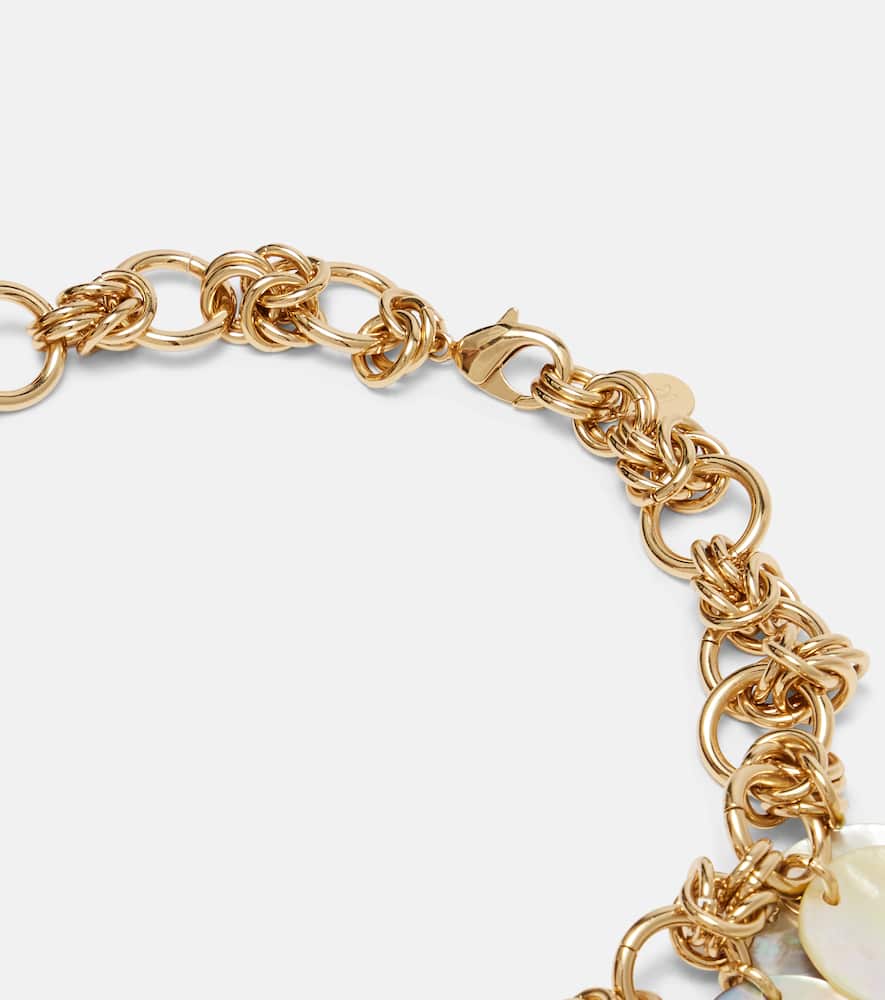 Mother-of-pearl chain necklace
