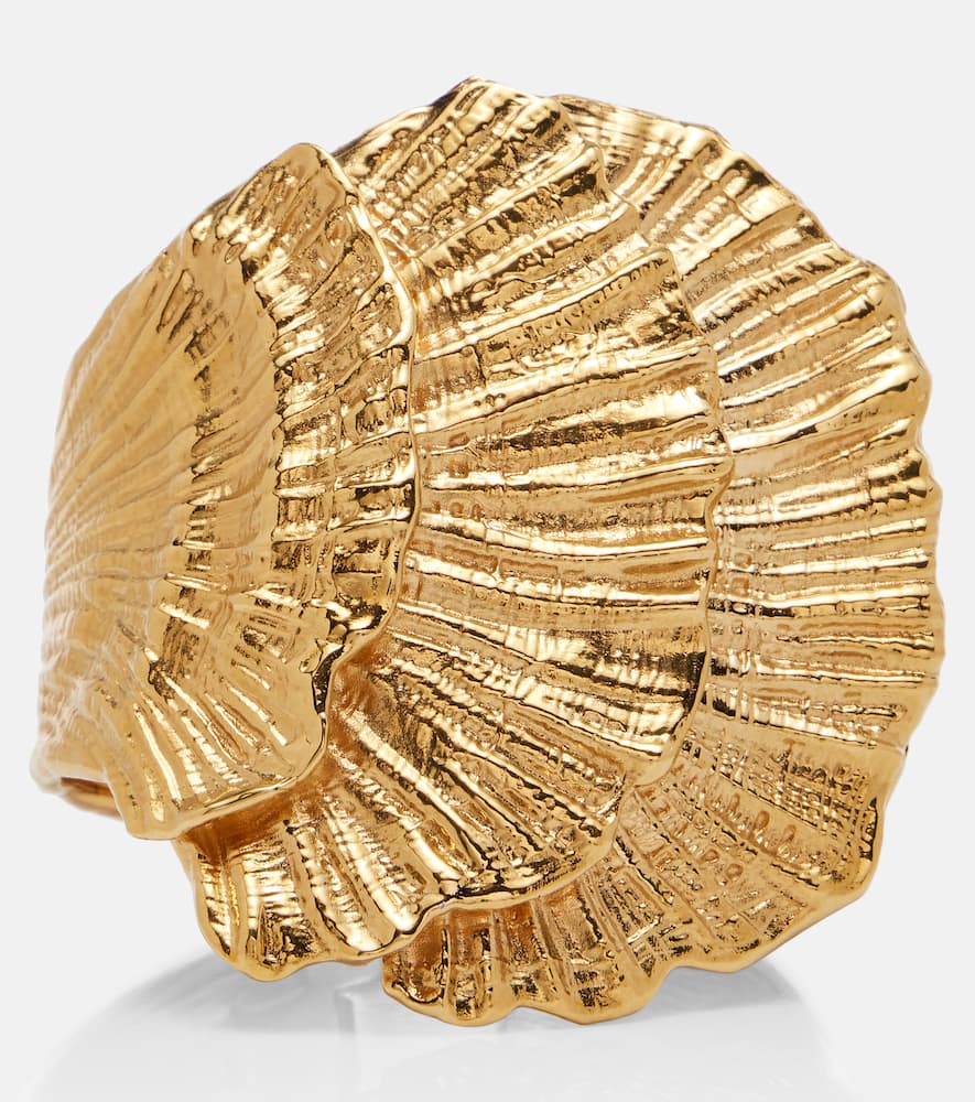 Chloé Chloé Shells oversized cuff bracelet