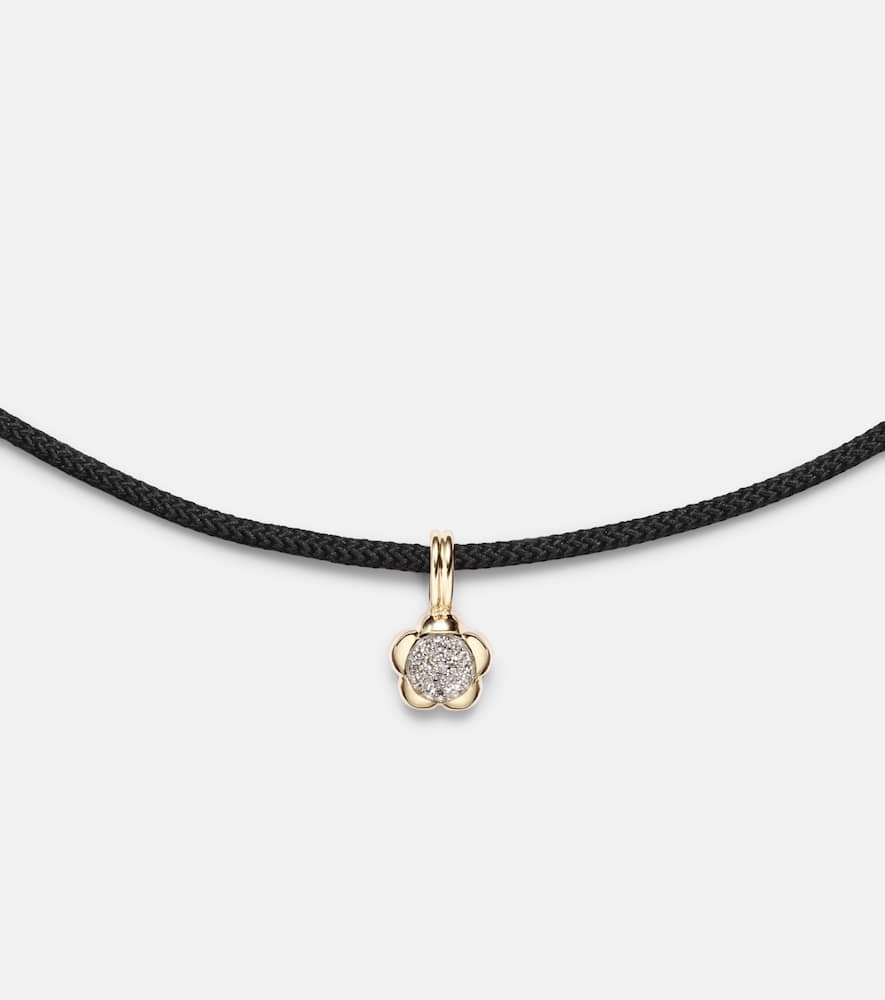 Crosby 10kt gold choker with diamonds