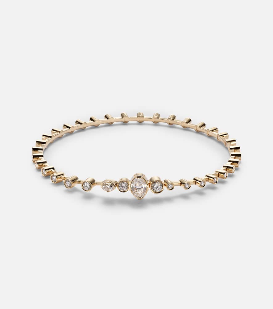 Bracelet De Sky 18kt gold bracelet with diamonds