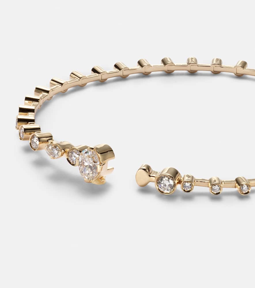 Bracelet De Sky 18kt gold bracelet with diamonds