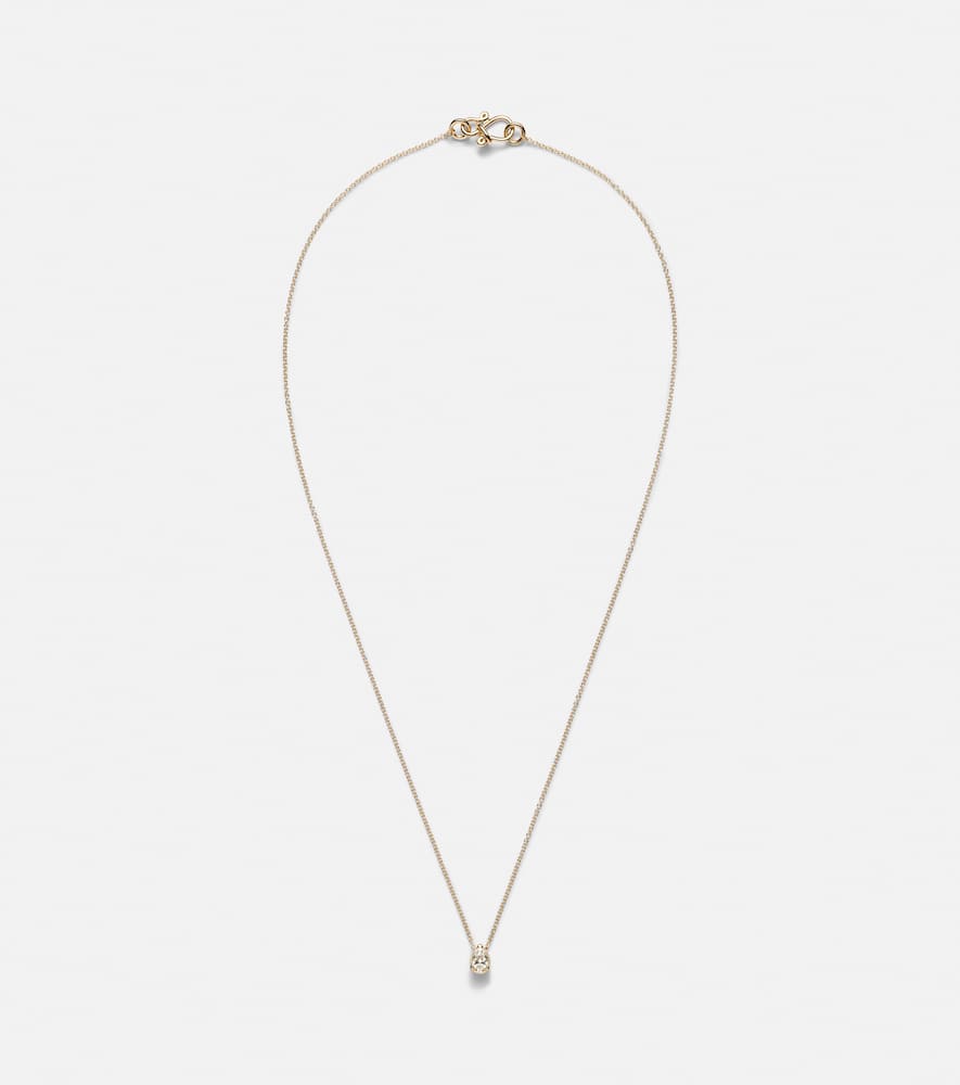 Sky Simple 18kt gold necklace with diamond