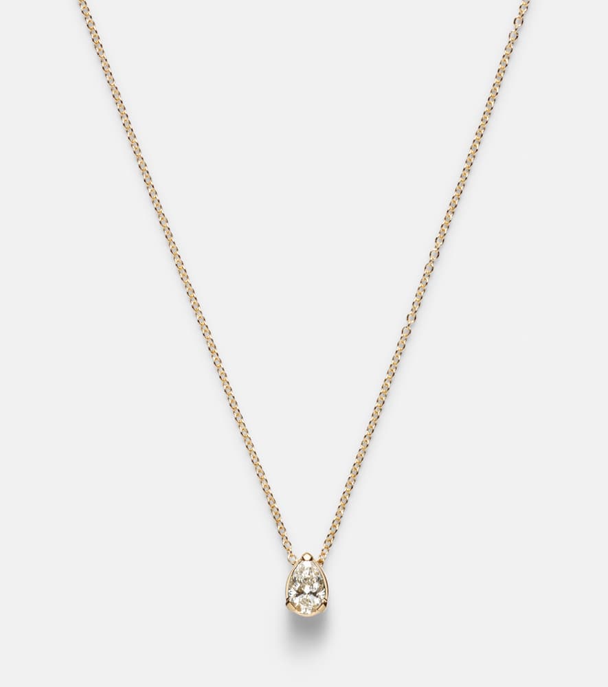 Sky Simple 18kt gold necklace with diamond