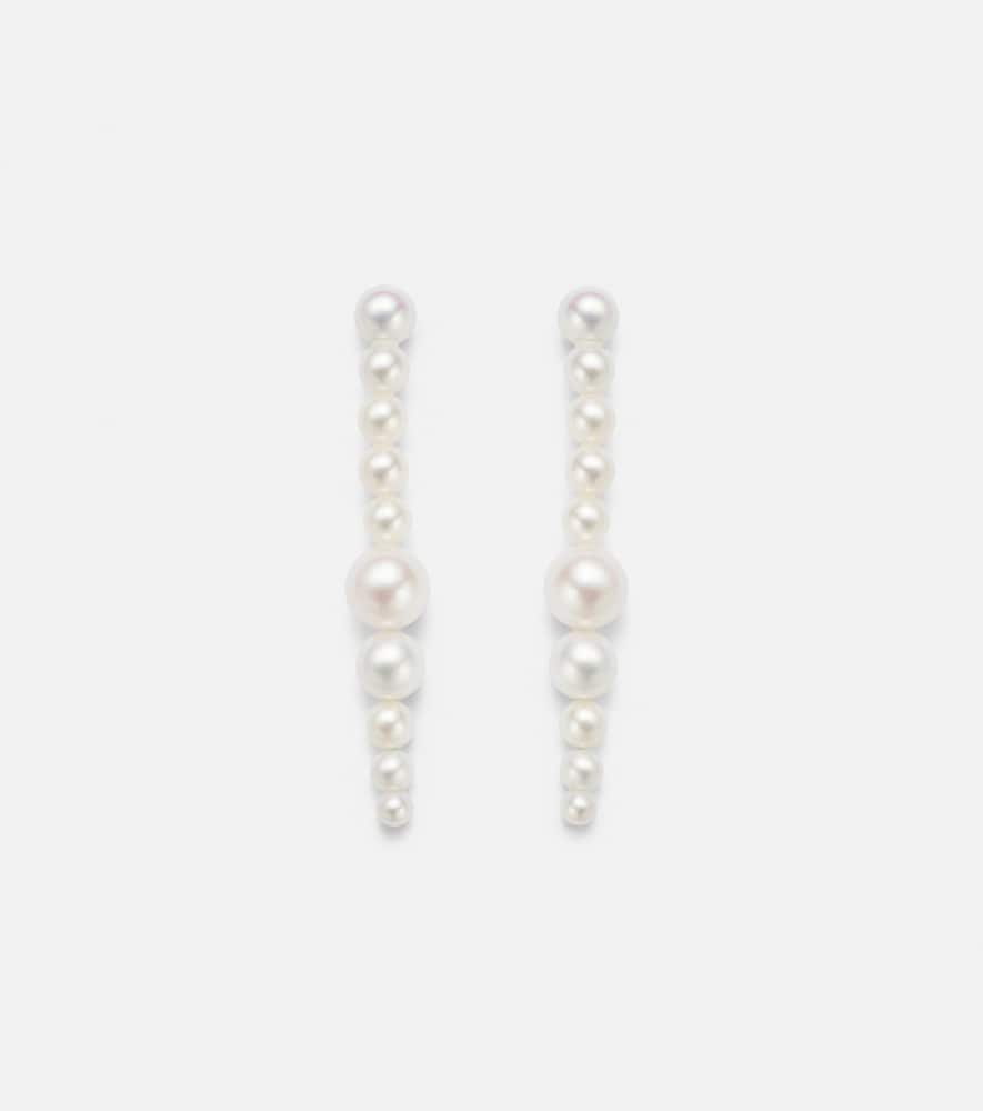 Sienna Moon 14kt gold drop earrings with pearls