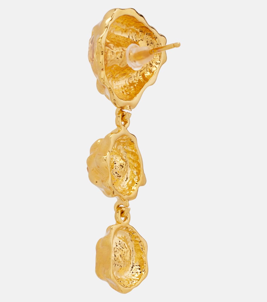 Crystal-embellished drop earrings