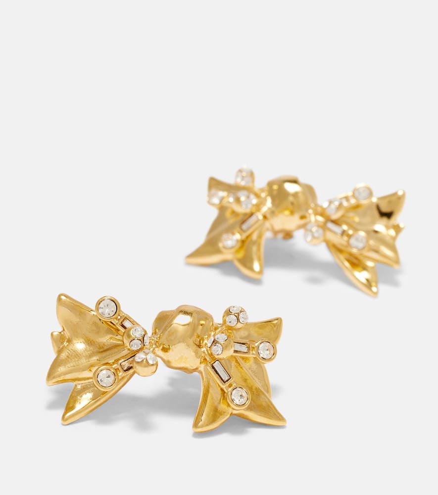 Embellished clip-on earrings