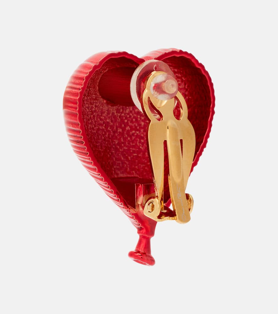 Heart Balloon clip-on earrings