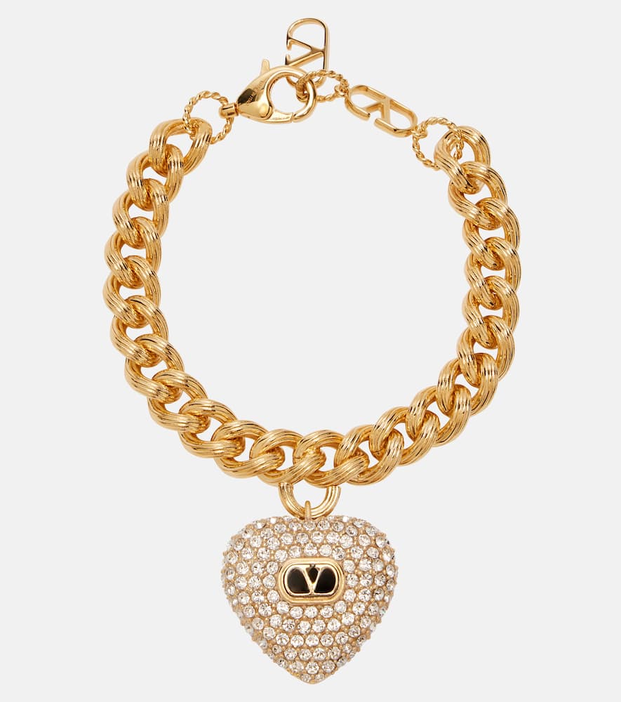 Coeur Royal VLogo charm bracelet