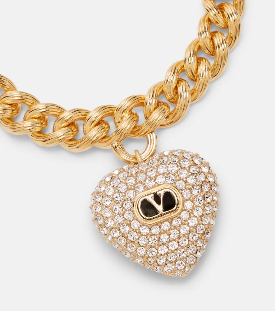 Coeur Royal VLogo charm bracelet