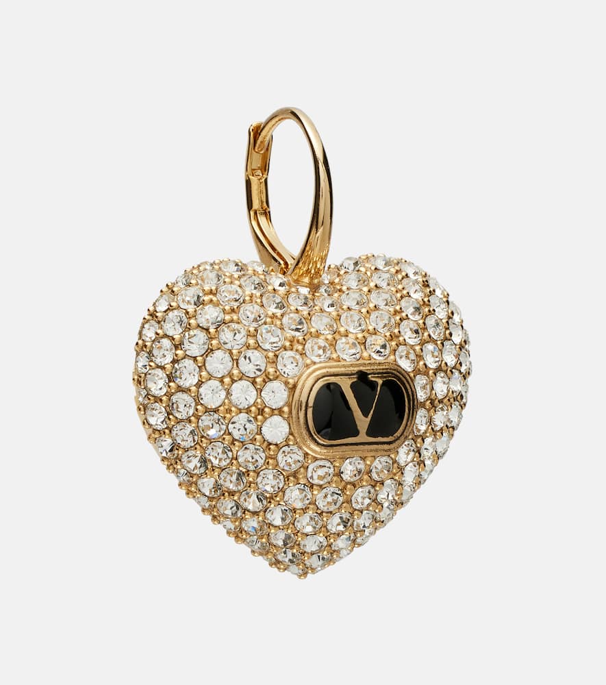 Cœur Royale crystal-embellished earrings