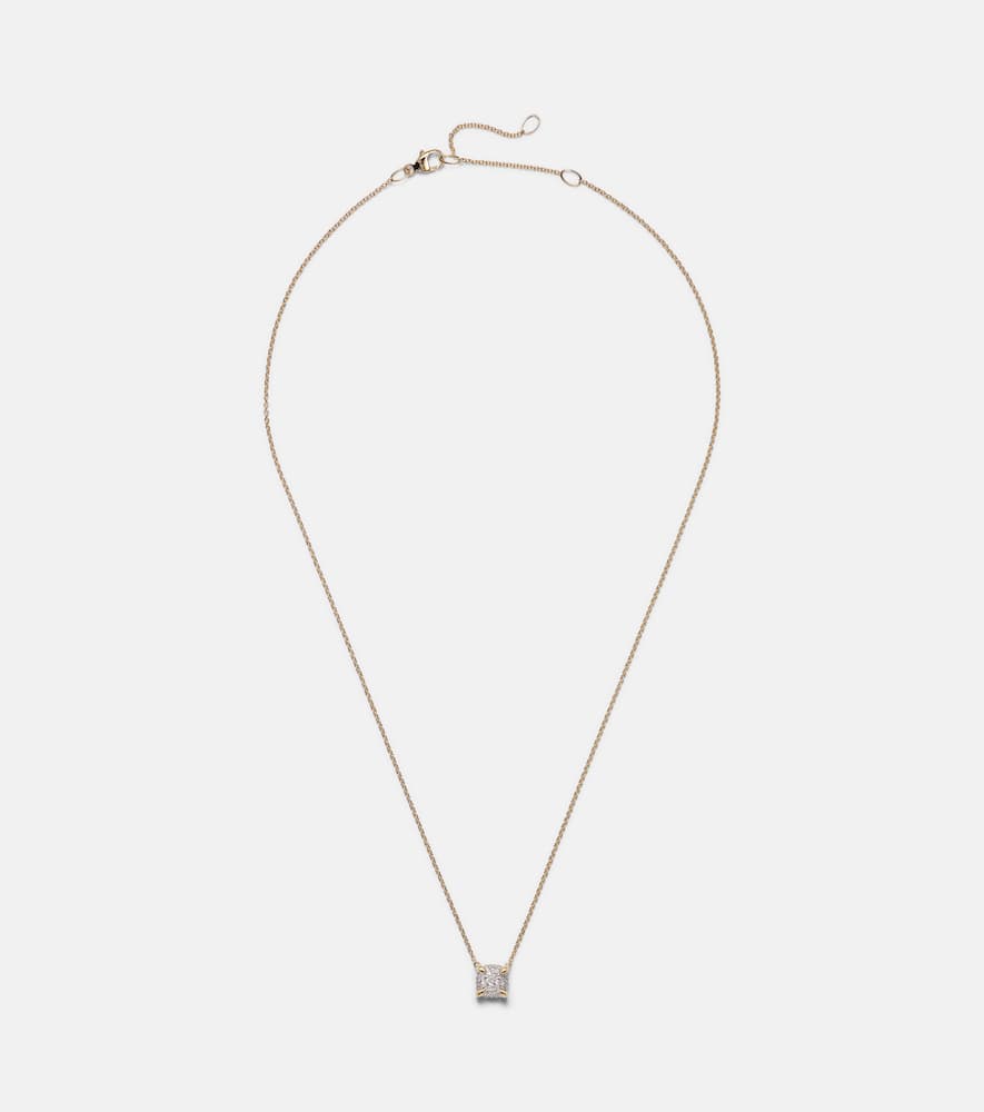 Petite Chatelaine 18kt gold necklace with diamonds