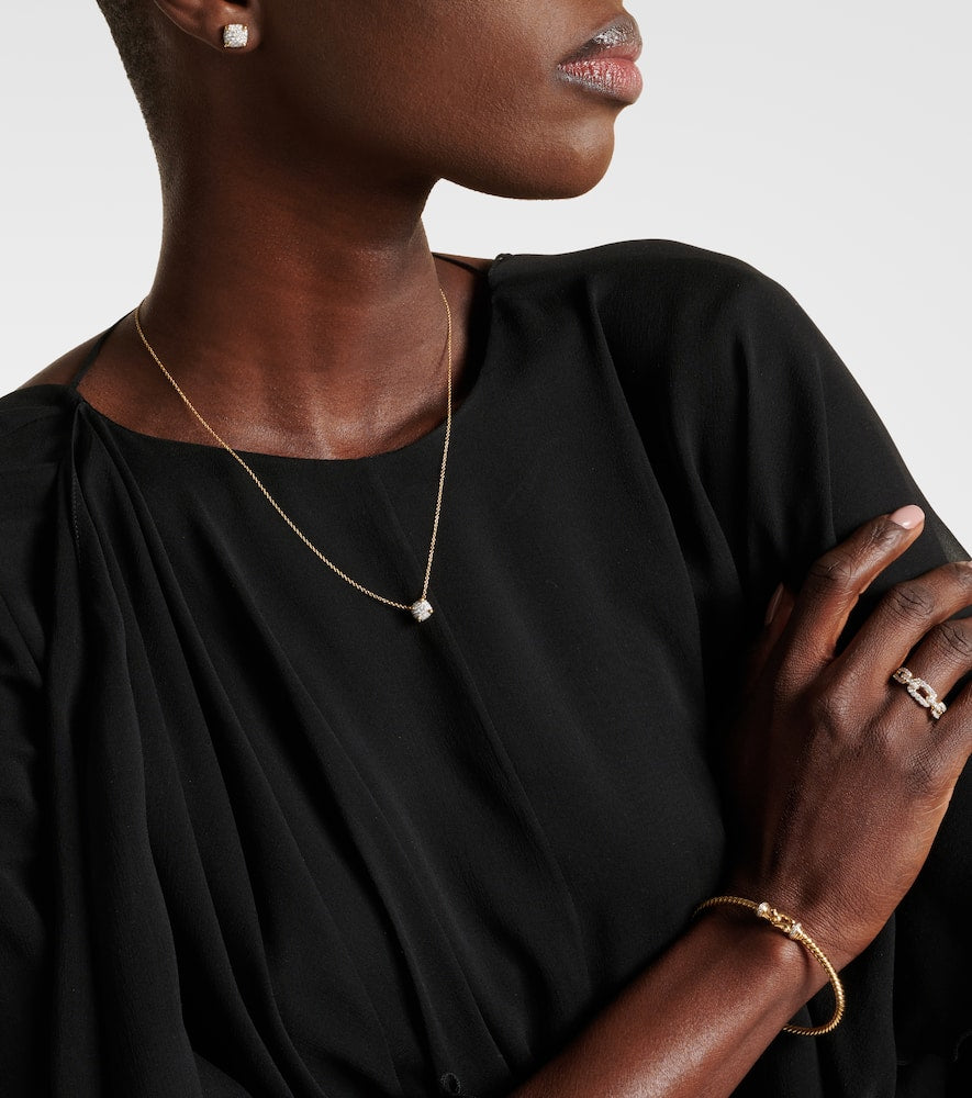 Petite Chatelaine 18kt gold necklace with diamonds