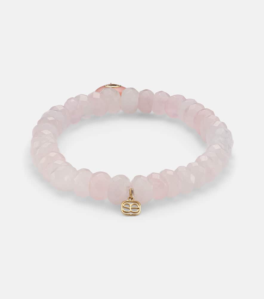 14kt gold bracelet with opal and diamond