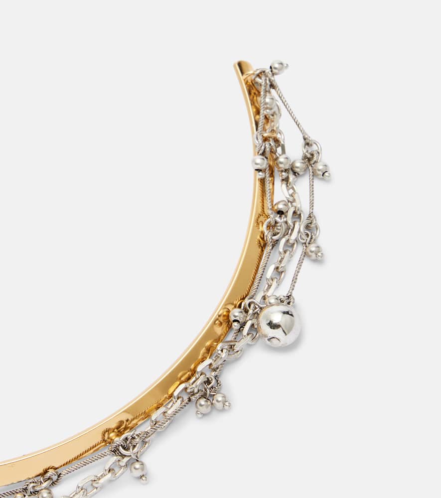 Embellished chain necklace