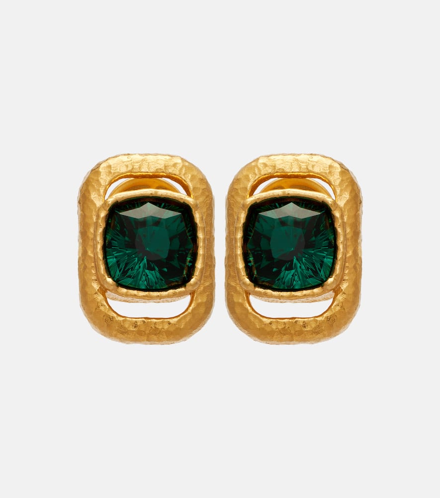 Crystal-embellished earrings