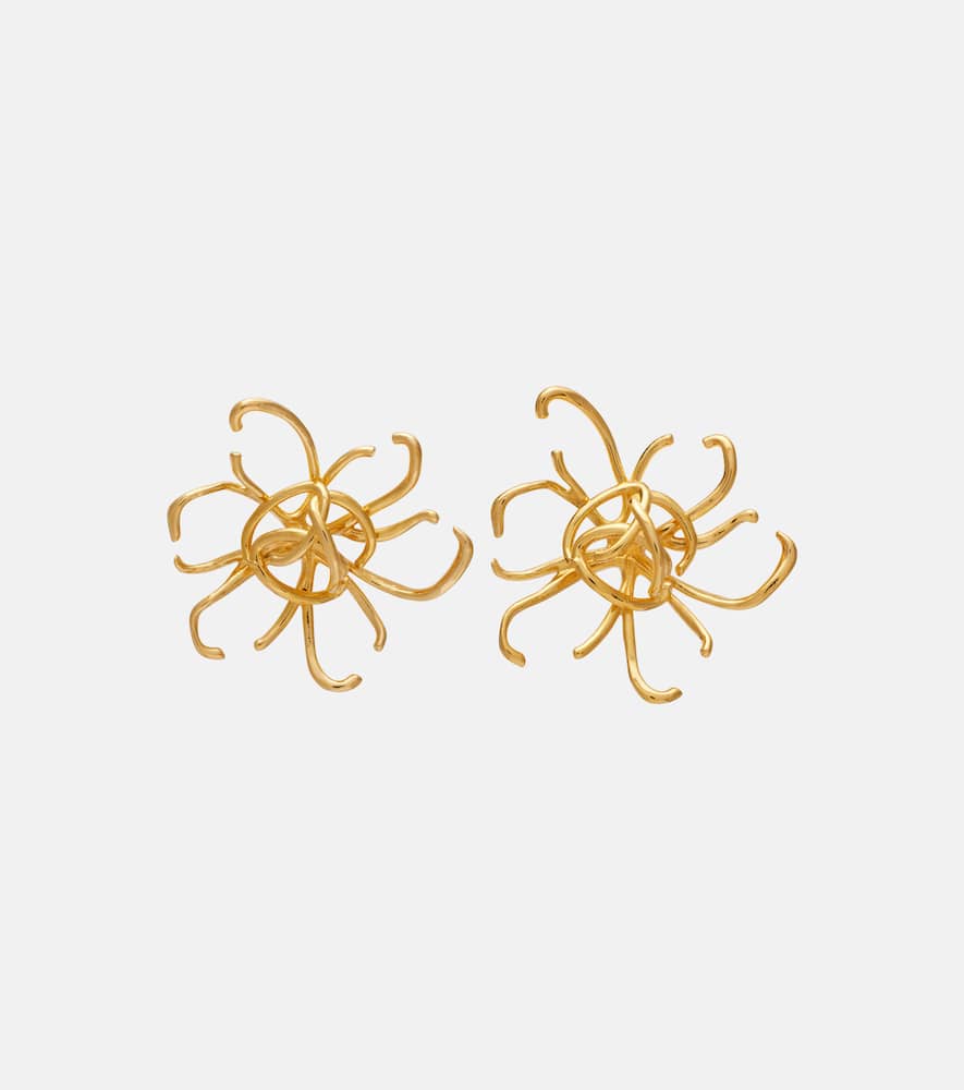 Wire Flower earrings