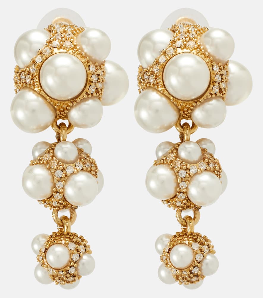 Embellished clip-on earrings