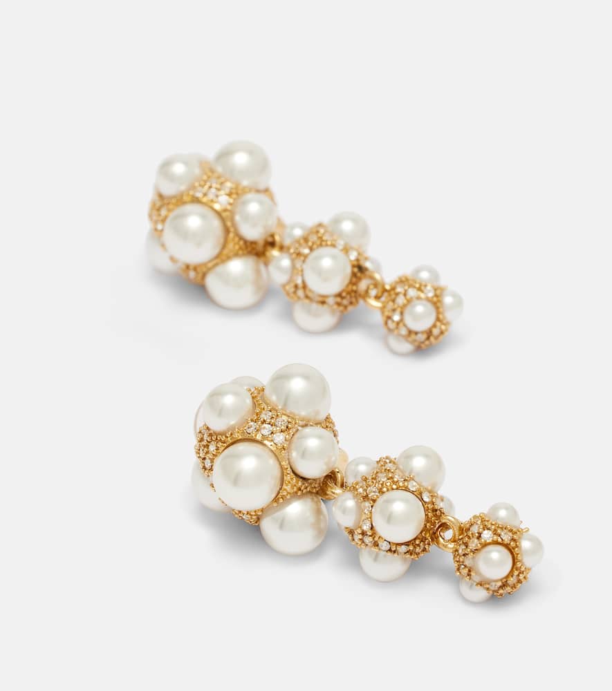 Embellished clip-on earrings