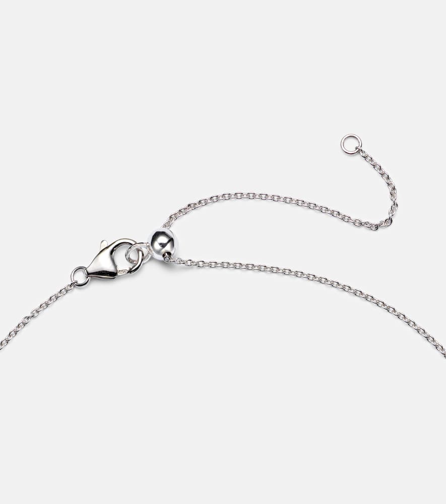18kt white gold necklace with diamonds