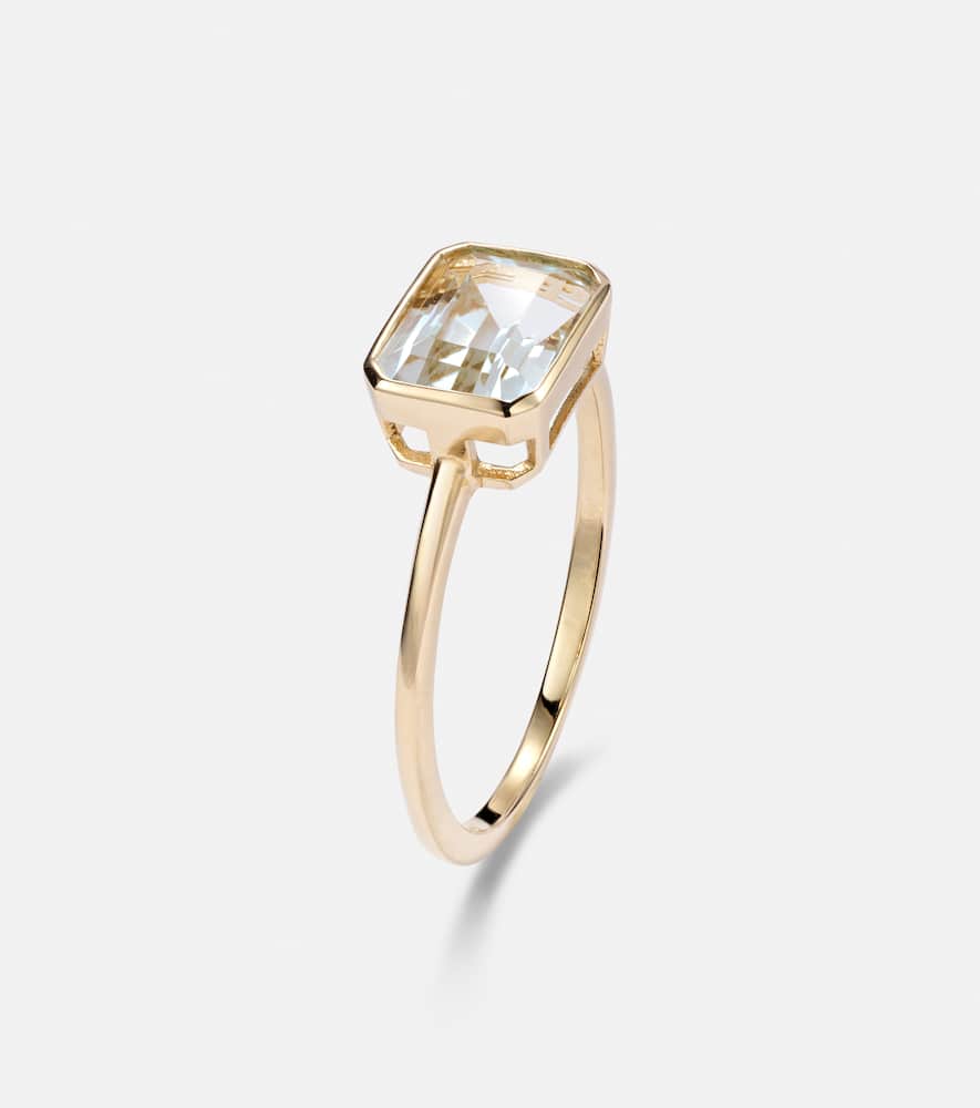 14kt gold ring with amethyst