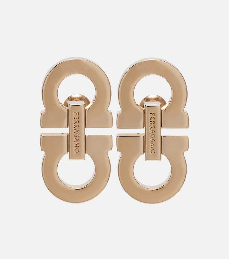 Gancini logo earrings
