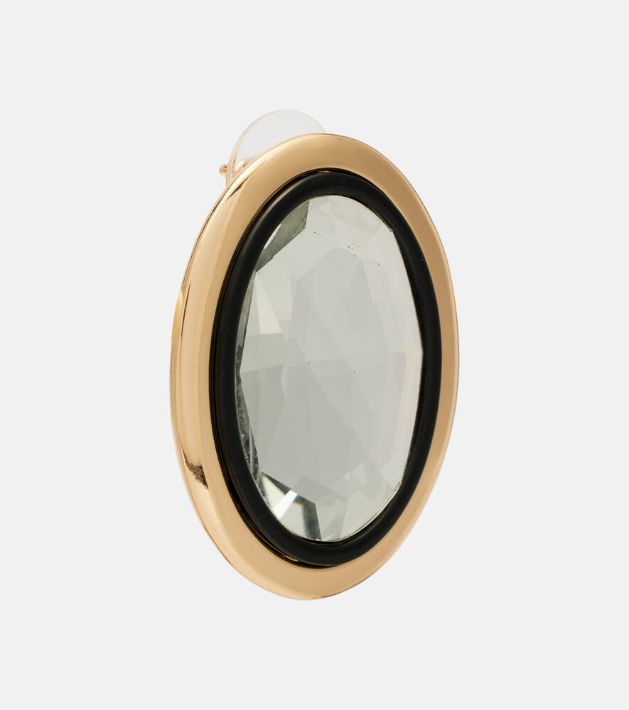 Crystal-embellished eariings