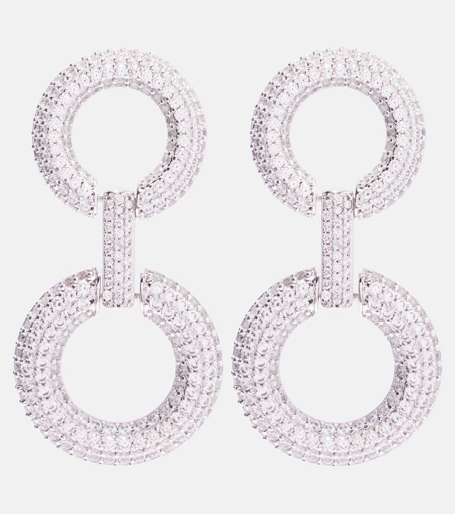 Crystal-embellished earrings