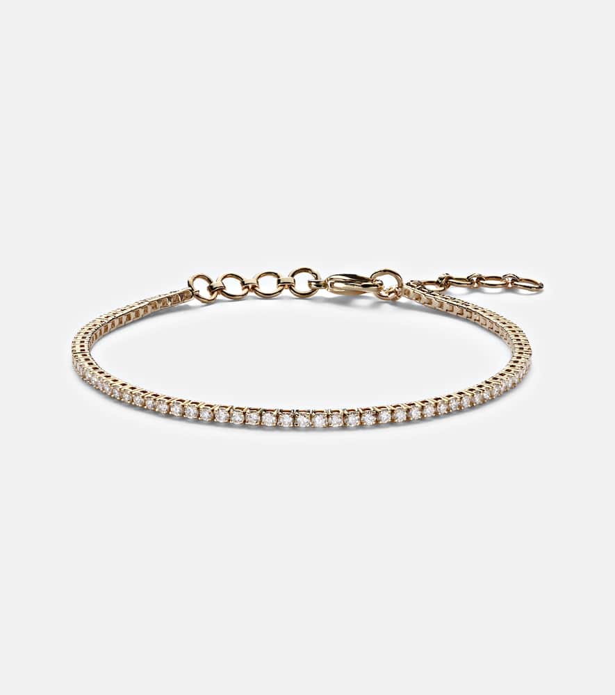 14kt gold bracelet with diamonds